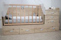 Ліжко-трансформер Скай 4 в 1 (КТД-18) Нордік Пайн