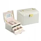 Шкатулка для прикрас Lombardi 18 х 14 х 12.5 см (JSB/01111/01/beige) бежева