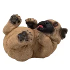 Садова фігура ZRостай Собака Мопс на спині (F4065(P))