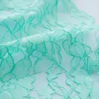 Тканина гіпюр Індонезія 145 см, для суконь, блузок, спідниць та вечірнього одягу бірюза м.п.