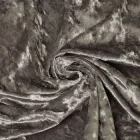 Тканина Оксамит стрейч однотонний Li, тканина костюмна, платтяна оксамитова, велюр сірий м.п.