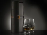 Набір келихів для віскі Glencairn Glass Cut Crystal в тубусі 2 келиха 170 мл (GGSet12c)