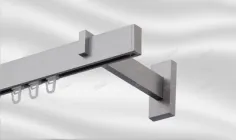 Карниз одинарний Square Line 160 див. Сатин Фінал Заглушка