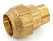 Муфта General Fittings 25х3/4" З латунь для РЕ труб