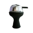 Комплект Чаша Силіконова Yahya Elegance Black + Регулятор жару Yahya