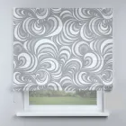 Римські штори DECOLIV вензелі великі сірі 40*170 см