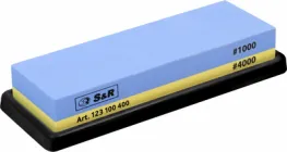 Брусок точильний S&R Двосторонній із зерном 1000/4000 (123100400)