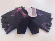 Велоперчатки X17 XGL-677 чорно-рожеві L