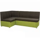 Диван кутовий Комфорт (Меблі Софіївки) Сірий + зелений 120х190 см 11220_30