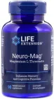 Магній L-треонат, Magnesium L-Threonate, Neuro-Mag, Life Extension, 90 капсул у рослинній оболонці (737870160397)