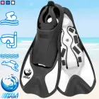 Спортивні ласти для плавання VelaSport Starfish (36/37) для дайвінгу, снорклінгу, басейну, підводного полювання із Закритою п'ятою Дитячі та дорослі White