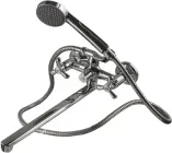 Змішувач-кран для ванни DOMINO DB-H1-L-Chrom з душовим гарнітуром