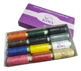 Нитки швейні "Kiwi" №40 (12 котушок, асорті)