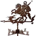 Флюгер на дах Юрій змієборець Кріплення флюгера на коньок Стара мідь