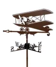 Флюгер на дах літак Кріплення флюгера на шпиль даху або альтанки Стара мідь
