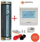 Плівкова тепла підлога Enerpia-220Вт/м2 1,0м2 (0.5 м х 2м) /220Вт під ламінат з програмованим терморегулятором E 51