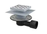 Трап для душа RAVAK 10.5 см SN 501 X01435 з решіткою затвор комбінований