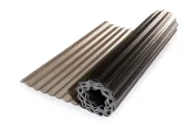 Прозорий шифер ELYPLAST Стандарт гофрований рулонний Бронзовий (ширина 1.5 м)