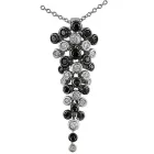 Кольє з білого золота з діамантами 012666, розмір 40