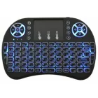 Клавіатура бездротова Mini Keyboard i8 RUS Backlit з підсвічуванням Black