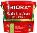 Фарба інтер'єрна акрилова мийна TRIORA 7 кг Біла (4823048029576)