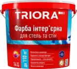 Фарба інтер'єрна акрилова для стін і стель TRIORA 14 кг Біла (4823048029545)