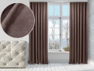Комплект штор Di&Di Льон-Блекаут 150х270 см 2 шт Коричневих (ROZ6400060747)