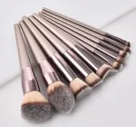 Набір пензлів для макіяжу Rozi fansi 10 шт