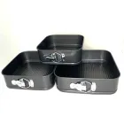 Набір розбірних форм для торта 20/22/24 См A-Plus 1733 Квадрат 3 шт