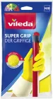 Рукавички Vileda Super Grip латексні для господарських робіт M 1 пара (4023103092617/8001940003351 )