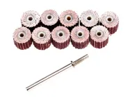 Набір ОЕМ з 10 пелюсткових кіл 3мм для бормашини гравера + тримач (116015)