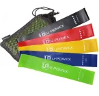 Фітнес-резинки U-powex 5шт в наборі + мішечок, фітнес стрічки, mini bands