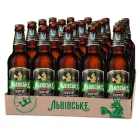 Упаковка пива Львівське Портер темне фільтроване 8% 0.5 л х 20 шт. (4823005000068)