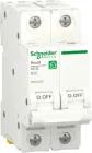 Автоматичний вимикач Schneider Electric RESI9 25А, 2P, крива В, 6кА (R9F02225)
