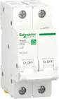 Автоматичний вимикач Schneider Electric RESI9 25А, 2P, крива С, 6кА (R9F12225)
