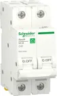 Автоматичний вимикач Schneider Electric RESI9 40 А, 2P, крива С, 6кА (R9F12240)