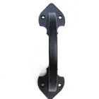 Ручка скоба кована на листку маленька (12154)