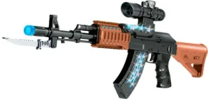 Автомат світлозвуковий ZIPP Toys AK47 Чорний (5320025) (2253200250005)