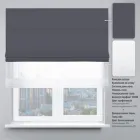 Римська штора KarLine День-Ніч Блекаут перфект 70х170 см Графітовий