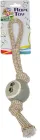 Іграшка для собак Croci ECO Канат грейфер м'яч з ручкою 6х34 см (8023222143289)
