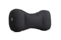 Подушка підголівник EKKOSEAT в машину - трисекційна, чорна NEW.