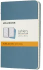 Набір нотатників Moleskine Cahier 9 x 14 см 3 шт. по 64 сторінки в лінійку Блакитний (8058647629582)