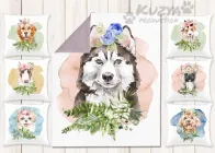 Набір сатинових панелей Собачки № 3 Kuzya Production 0000007