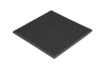 Панель з акустичного поролону Ecosound PYRAMID S 30мм, 50х50см колір чорний графіт