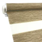 Ролета день ніч TyulPan Бамбук 30x170 см Коричневий