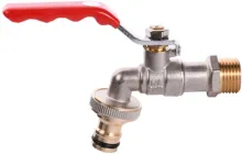 Кран кульовий для поливу QUALITY PROFESSIONAL NV-QP155 зі швидкознімним конектором 1/2"