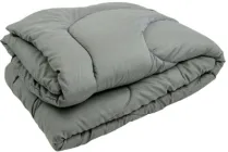 Ковдра Руно Демісезонна Полуторна 140х205 см Антиалергенне волокно Графіт (Р321.53Б_Графіт)