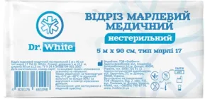 Марля нестерильна Dr. White 5 м х 90 см (1753332)