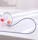 Скатертина м'яке скло Dekores на стіл захисна глянсова 1100x700x2 мм Прозора