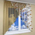 Кухонні фіранки TG Home №418 карамель 300*160